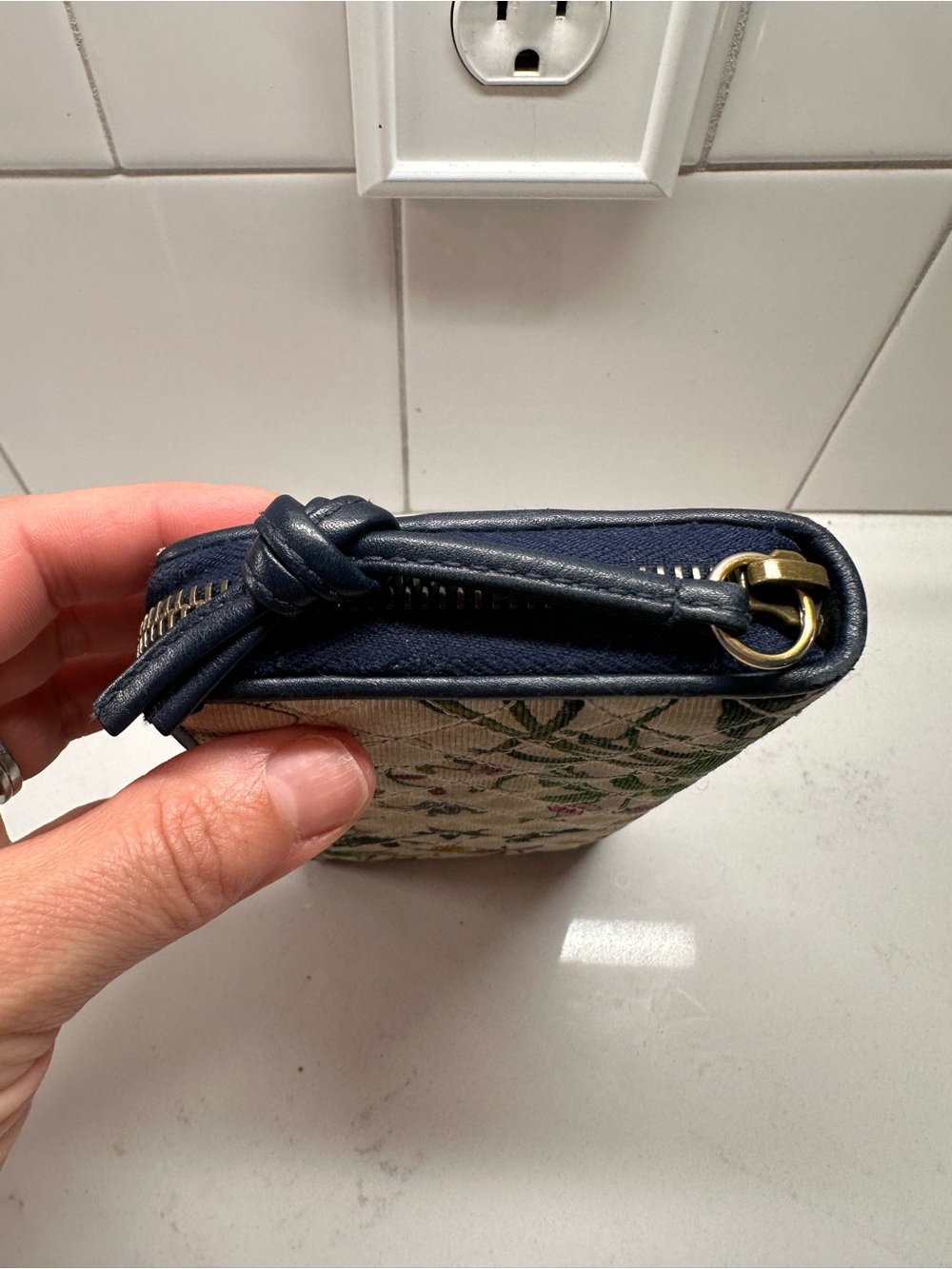 Gucci Zumi Floral Canvas Leather Horsebit Wallet - Picture 10 of 11